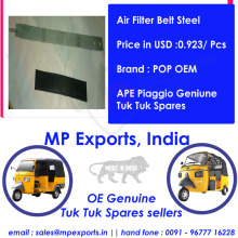 Ape Tuk Tuk Spares Air Filter Belt Steel